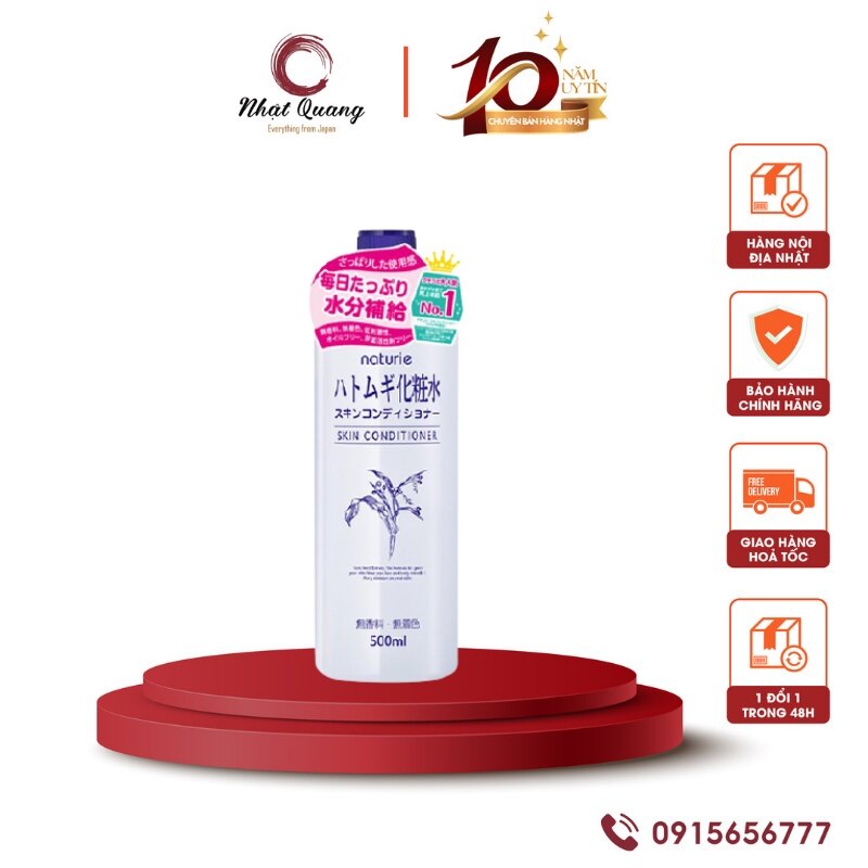 Nước hoa hồng Skin Conditioner của Naturie -- sản phẩm Made in Japan, 500ml