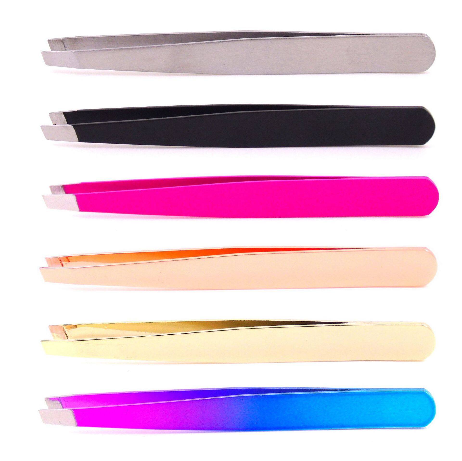 Tweezer Guru Slant Tweezers Eyebrow Tweezers Tweezers For Women Slanted Professional Steel