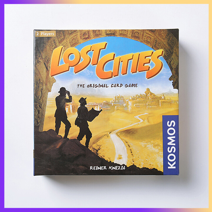 Lost Cities Mất thành phố trò chơi thẻ bài | kinh điển 2 người chơi Trò chơi cờ bàn | Phiên bản Tiếng Anh