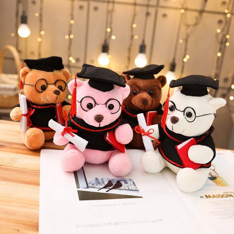 Gấu Tốt Nghiệp 10 Inch Thú Nhồi Bông Quà Tặng Gấu Nhồi Bông Đồ Chơi Trẻ Em Quà Tặng