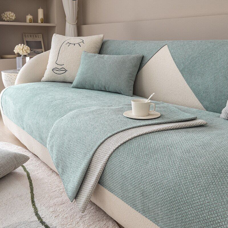 Sofa Covers for L Shape Sofa Towel Universal Non-slip Couch Cover for Living Room Decorative Capa De Sofa