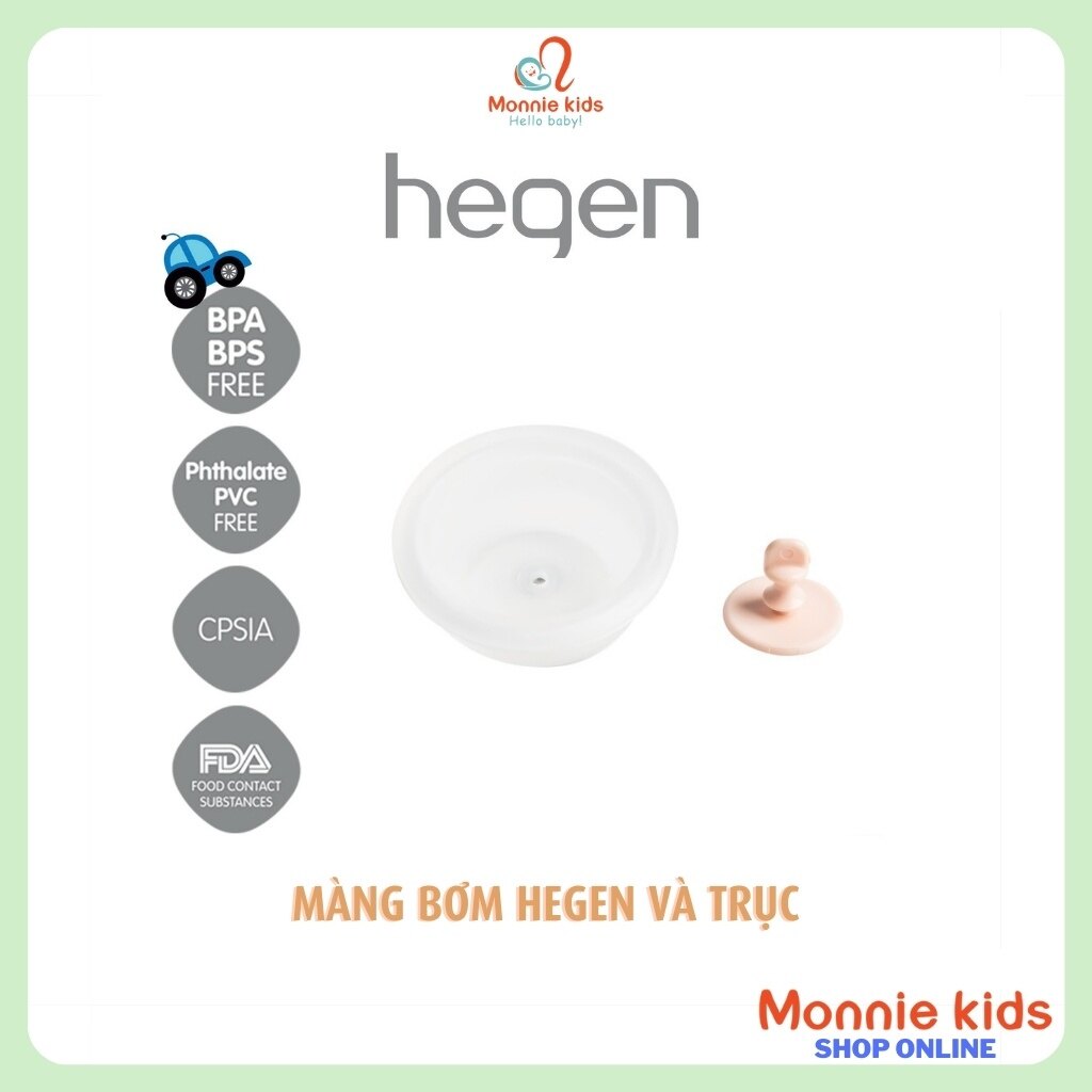 Màng bơm hegen và trục - phụ kiện máy hút sữa