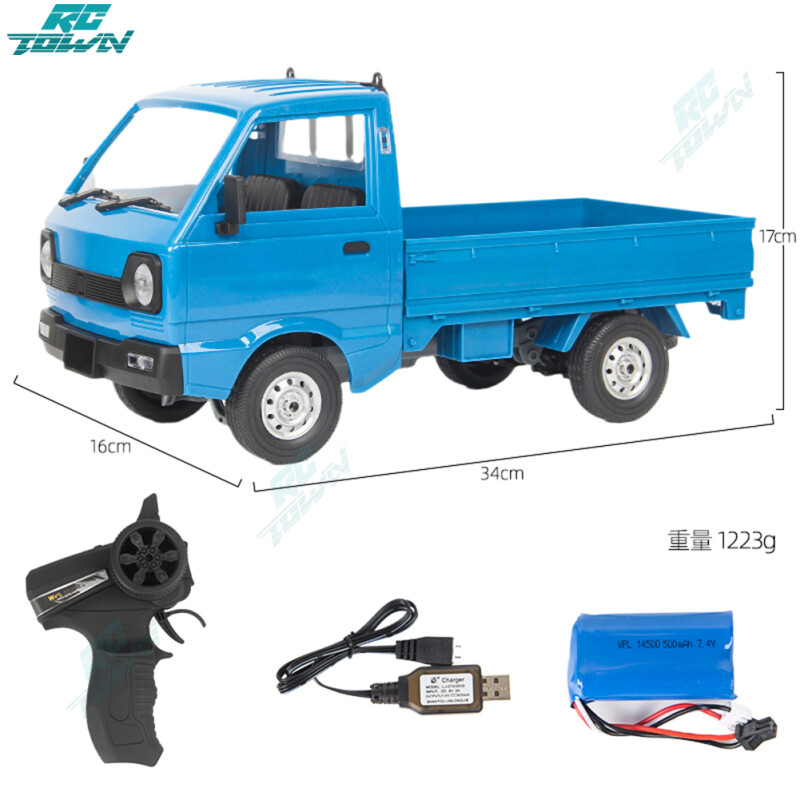 Rctown xe ô tô điều khiển từ xa rtr tỉ lệ 1:10 d12 xe tải điều khiển từ xa cầu thẳng phía sau xe tải trượt leo núi đồ chơi xe ô tô