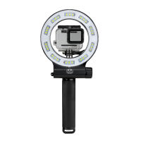 Seafrogs ไฟ LED SL-109กล้องไฟวิดีโอไฟกลางแจ้งกันน้ำได้40ม. สำหรับ GoPro Hero SJCAM กล้องแอคชั่นแคมใช้สำหรับเล่นกีฬาดำน้ำ
