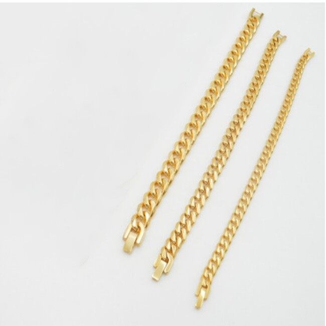 Lắc tay nam dây xích titan ko đen tt 3471