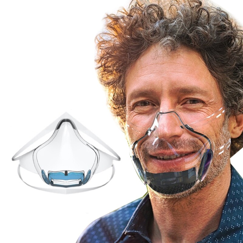 transparent full face mask