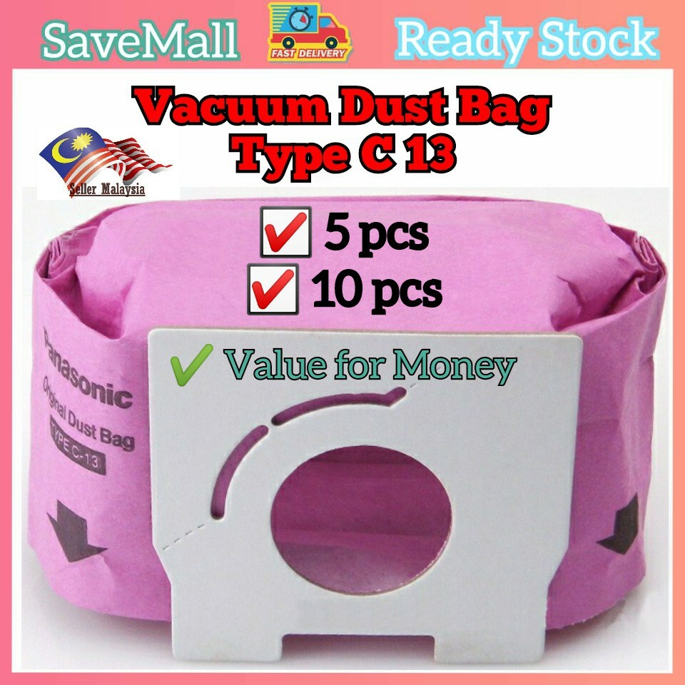 OEM Type C13 Vacuum Paper Dust Bag Panasonic Vacuum Bag For MCCG302