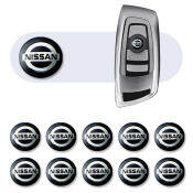 Nismo Key Logo Stickers - 10 Pcs for Nissan Cars