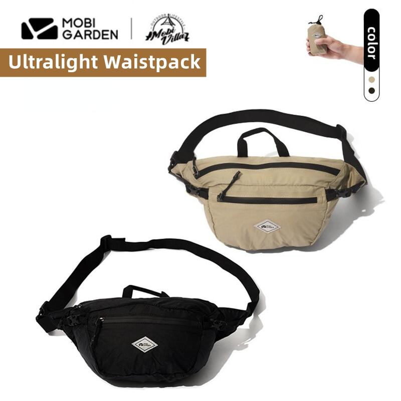 Mobi Garden Outdoor Travel Crossbody Bag Portable Mini Pocket Bag Leisure Sports Running Ultra Light Waterproof Fanny Pack XY