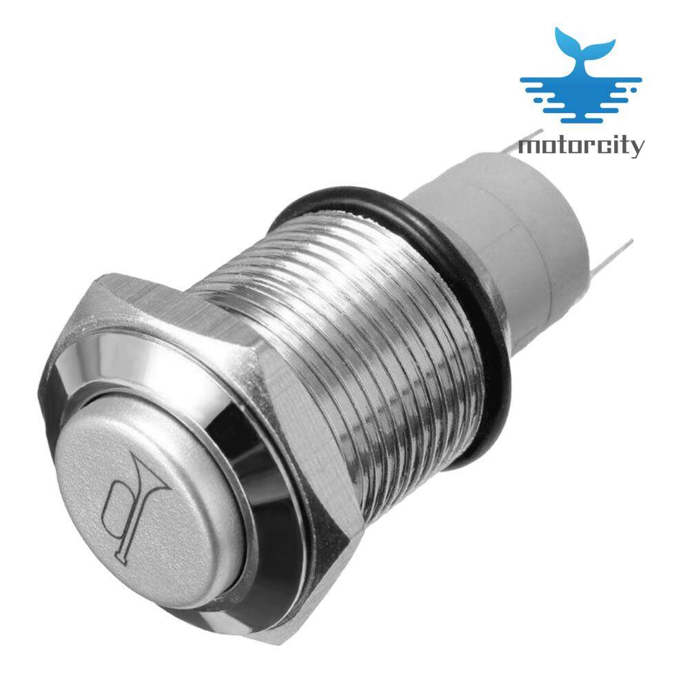 Còi chuông thuyền rv cho xe hơi công tắc tạm thời nút bấm led màu xanh dương tự động thiết lập lại 12v