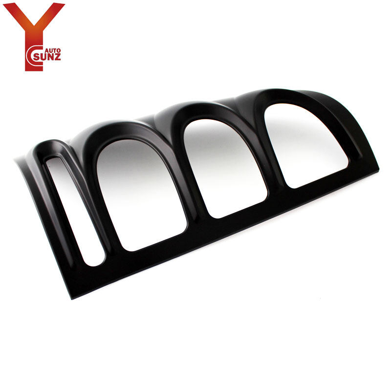 Rear Lights Cover For Toyota Hilux Vigo 20052010 Matte Black Color Car