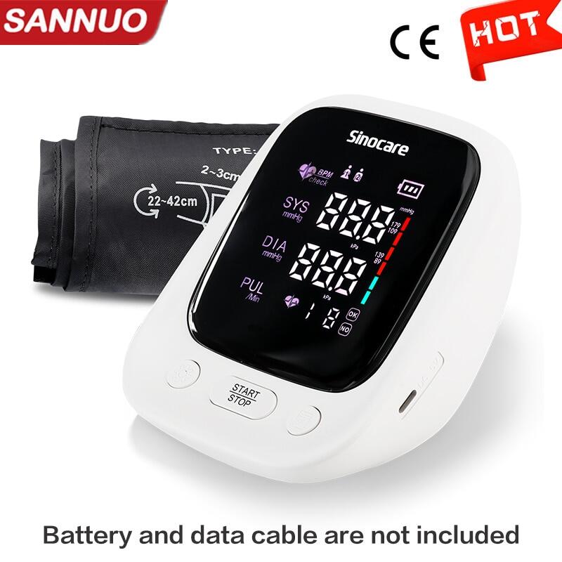 Sinocare Blood Pressure Monitor Tensiometer Upper Arm Automatic Digital BP