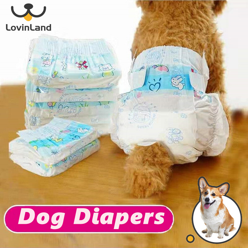Lovinland bỉm Thú cưng Chó nhỏ hoặc chó con dùng một lần tã cho cún cưng tã Khăn choàng nam và nữ