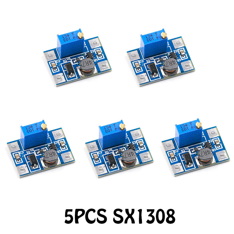 5pcs dc-dc bộ chuyển đổi tăng áp 2a sx1308 2-24v để 2-28v tăng điều chỉnh mô-đun điện