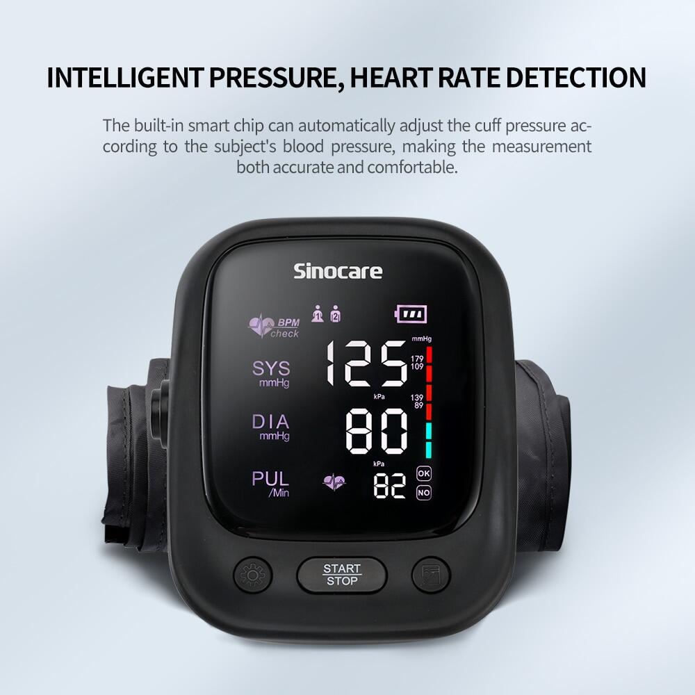 Máy đo huyết áp Sinocare Máy đo huyết áp cánh tay Máy đo huyết áp kỹ thuật