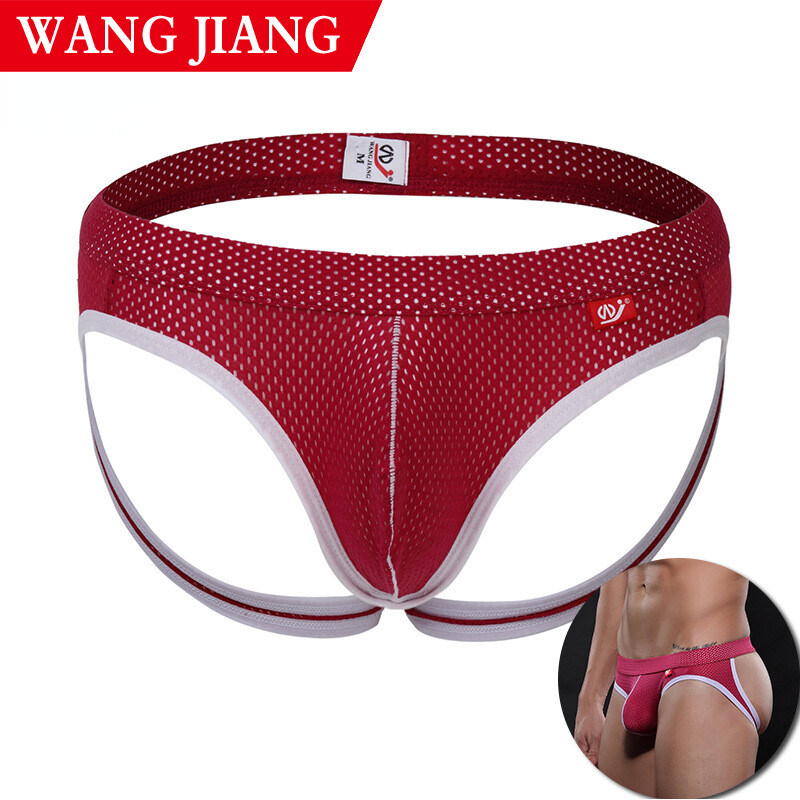 WANGJIANG Đồ Lót Nam Đồ Lót Gợi Cảm Cạp Thấp Đồ Lót Nâng Hông Thoáng Khí 4003-SD