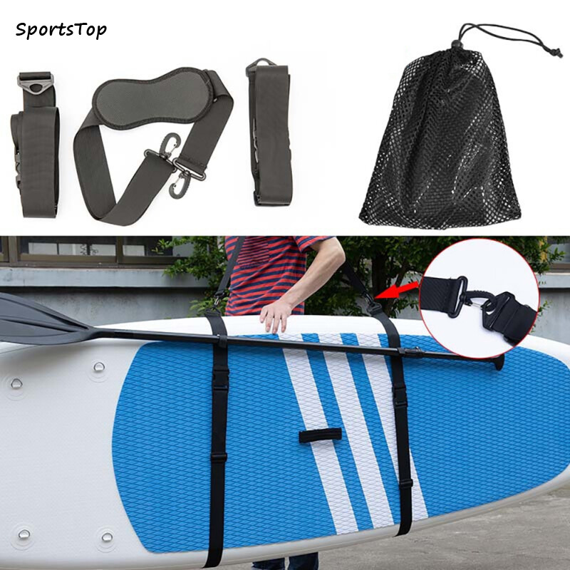 Sportstop dây đeo ván lướt sóng có thể điều chỉnh dây đeo vai ván chèo phụ kiện cố định đa năng có thể điều chỉnh