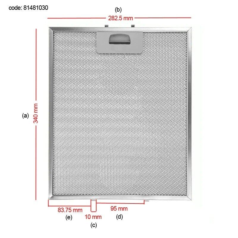 metal extractor fan filter