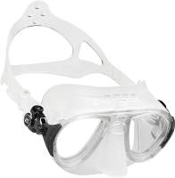 Cressi CALIBRO Ultra Low Volume Freediving Mask Tempered Glass 2 Window Integrated Dual Frame Matte Coating for Adults