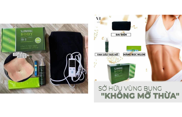 Bộ Ủ Nóng Tan Mỡ Slimming Body Sb2, Đai Ủ Nóng Slimming Body Giảm Mỡ Bụng Eo Thon Gọn Phiên Bản Cải Tiến