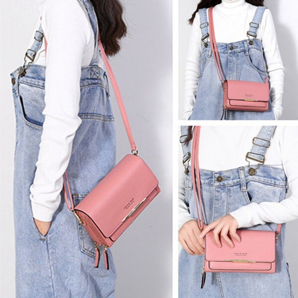 Women's Bag Shoulder Bag Double Layer Large Capacity Women Crossbody Messenger Bags