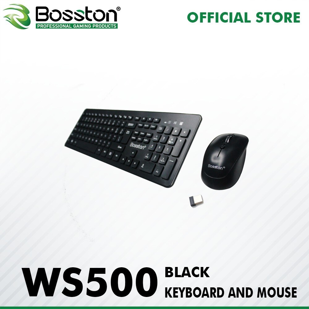 keyboard wireless keyboard wireless keyboard and mouse keyboard and mouse  set Bosston WS500 Wireless Keyboard Mouse Combo | Lazada PH