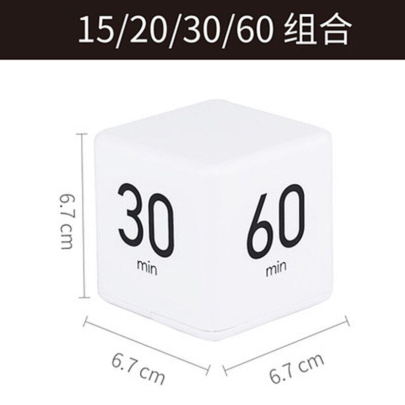 【COOL】 fmhcxf Quảng Trường Cube Hẹn Giờ Cảm Biến Trọng Lực Đếm Ngược Nhắc Nhở Thời Gian Quản Lý Cho Sinh Viên Học Tập Timer Hẹn Giờ Điện Tử Rollover Hẹn Giờ Таймер