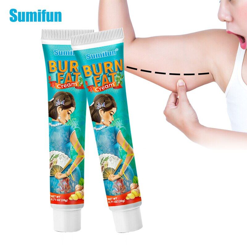 2pcs Sumifun Ginger Slimming Cream Burning Cellulite Removal Weight Loss Full Body Slimming Massaging Cream Belly Fat Burning