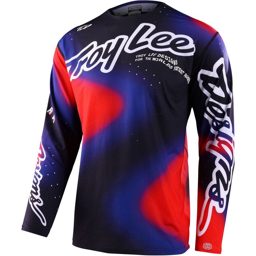 23ss Áo Jersey lái xe môtô Tay áo dài mô tô địa hình Đua Đường hiểm trở bánh răng đi xe áo đi xe đạp nhanh khô thể thao hàng đầu