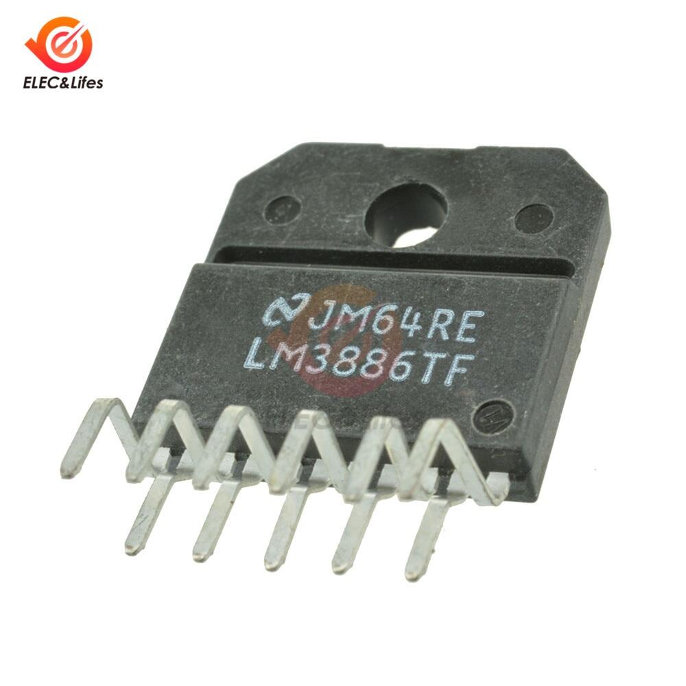 1 chiếc chip ic khối tích hợp khuếch đại lm3886t lm3886tf lm3886 zip11amp công suất âm thanh 68w