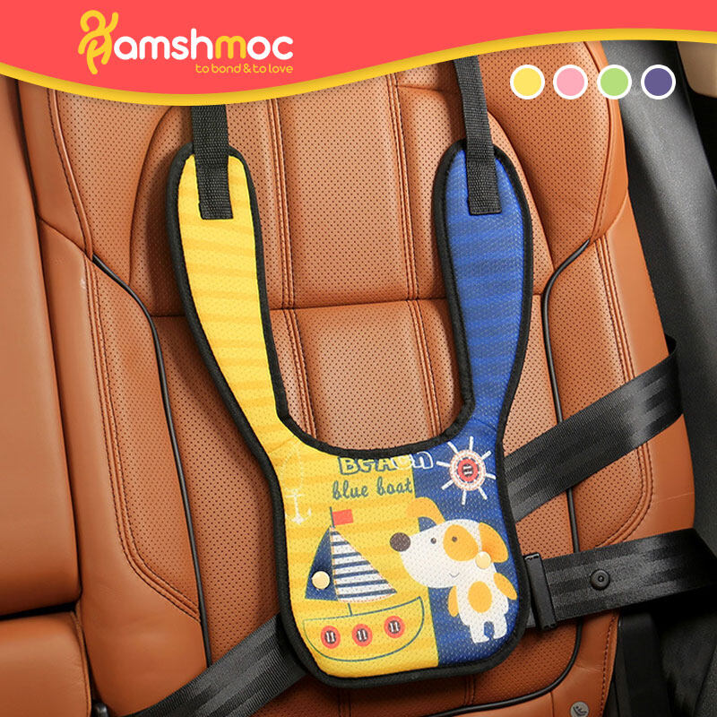 Hamshmoc Mềm trẻ em điều chỉnh được đai an toàn xe hơi Khai Thác Bìa Bé