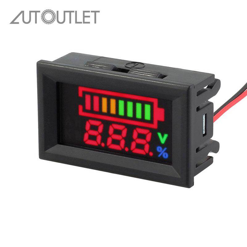 DC6V-100V Axit Chì Lithium Kiểm Tra Pin Đèn Báo Dung Lượng Trực Quan Vôn Kế Màn Hình Hiển Thị Công Suất Công Suất Testeur Dụng Cụ