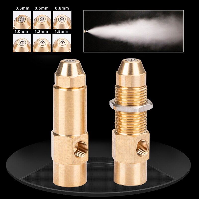 0.5mm-1.5mm Brass dầu thải Burner vòi phun nhiên liệu Burner đầu đốt khí gas vòi phun không khí vòi phun nhiên liệu vòi phun công cụ phun