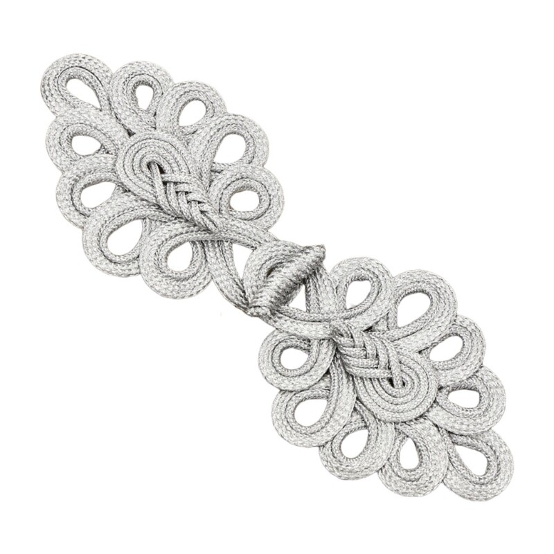 1 Cặp Nút Sườn Xám Thủ Công Trung Quốc Cỡ Lớn Chốt Thắt Nút Phụ Kiện Quần Áo Thủ Công Tự Làm Đóng Cửa