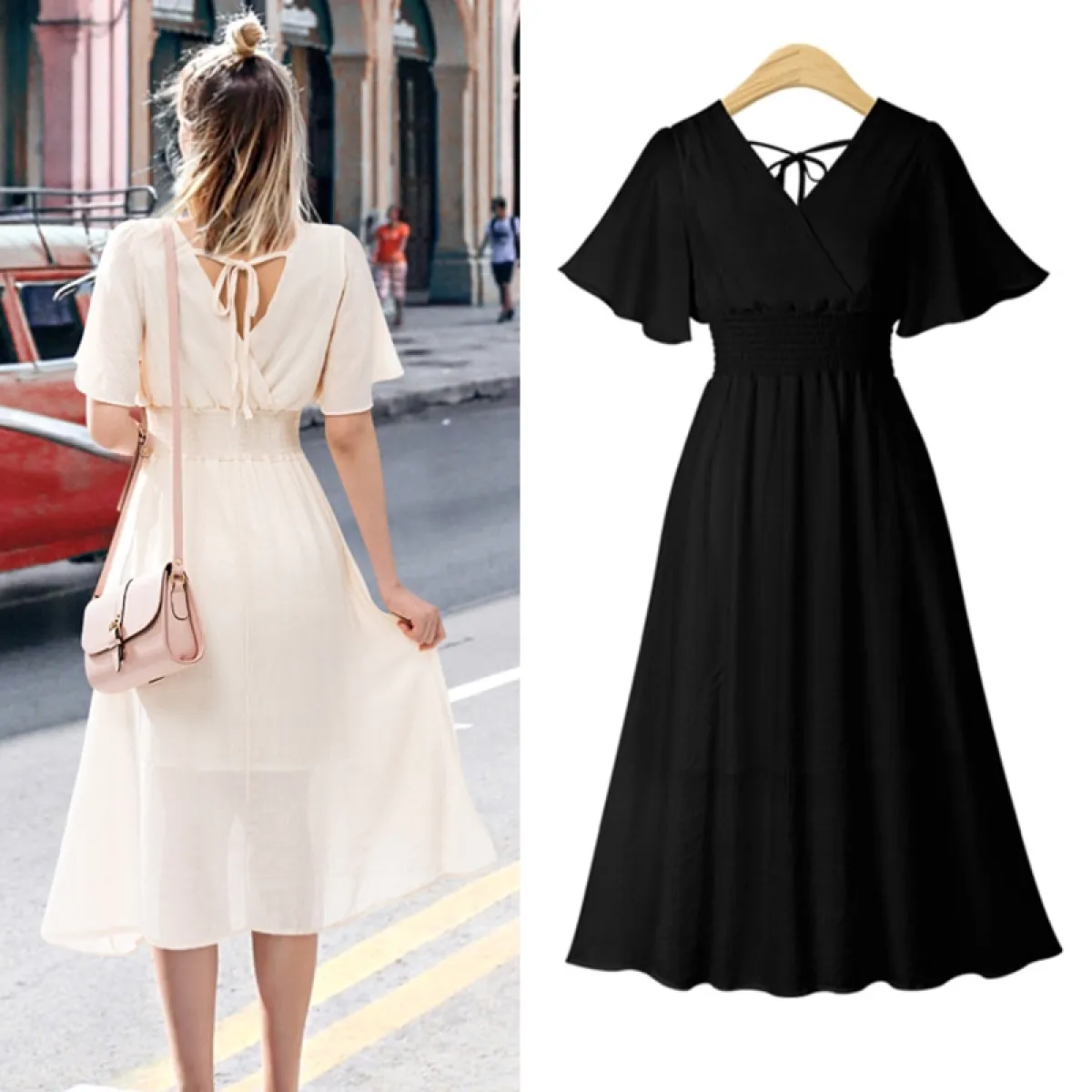 plus size pink dresses with sleeves