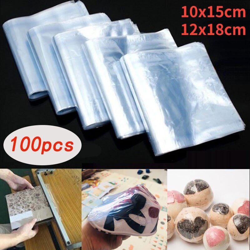 100Pcs/Lot Heat Shrink Film Bag For Baby Shoes Dustproof Anti-Oxidation Hot Shrink Sealing Film Home Wrap Storage Packaging Bag