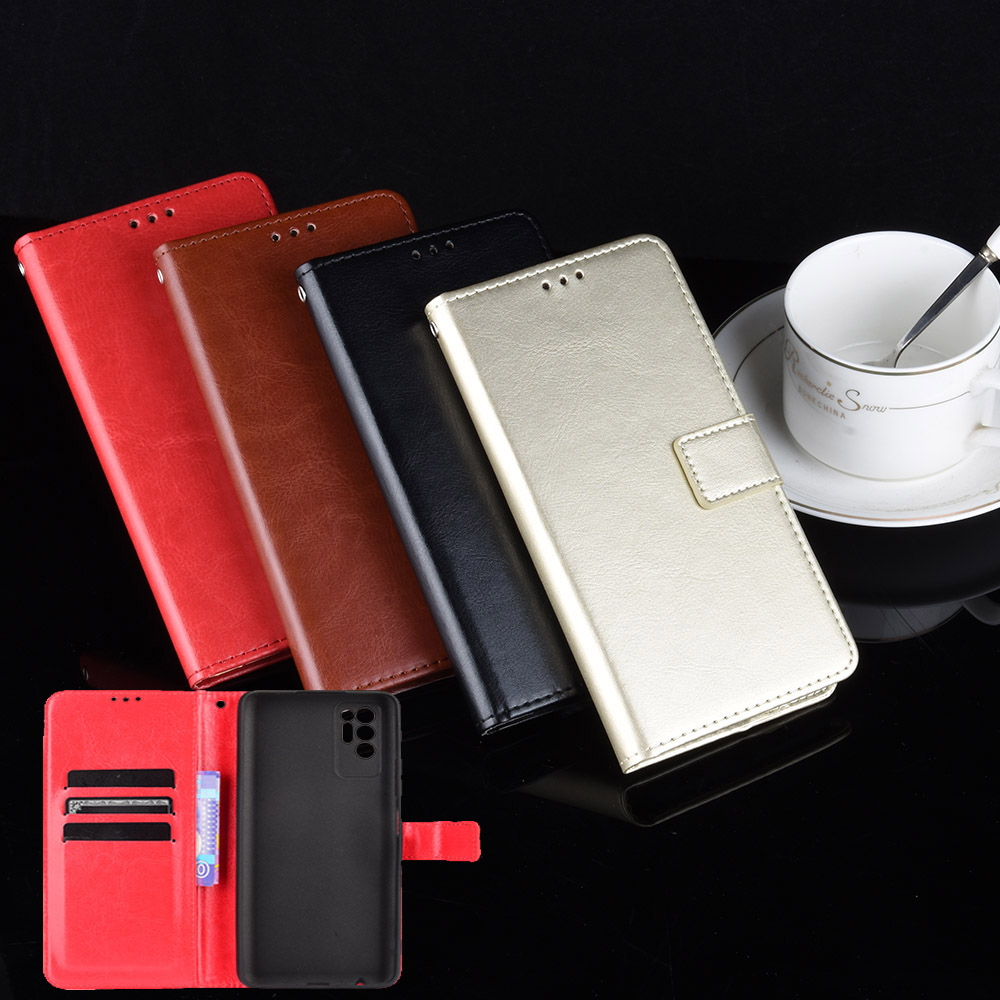 Dành Cho Tecno Ốp Chống Sốc Pova 2 6.9Inch LE7 Pova2 2021 6.9Inch Ví Lật Họa Tiết Ngựa Điên, Bao Da Bao Đựng Thẻ Điện Thoại Chân Đế Gập