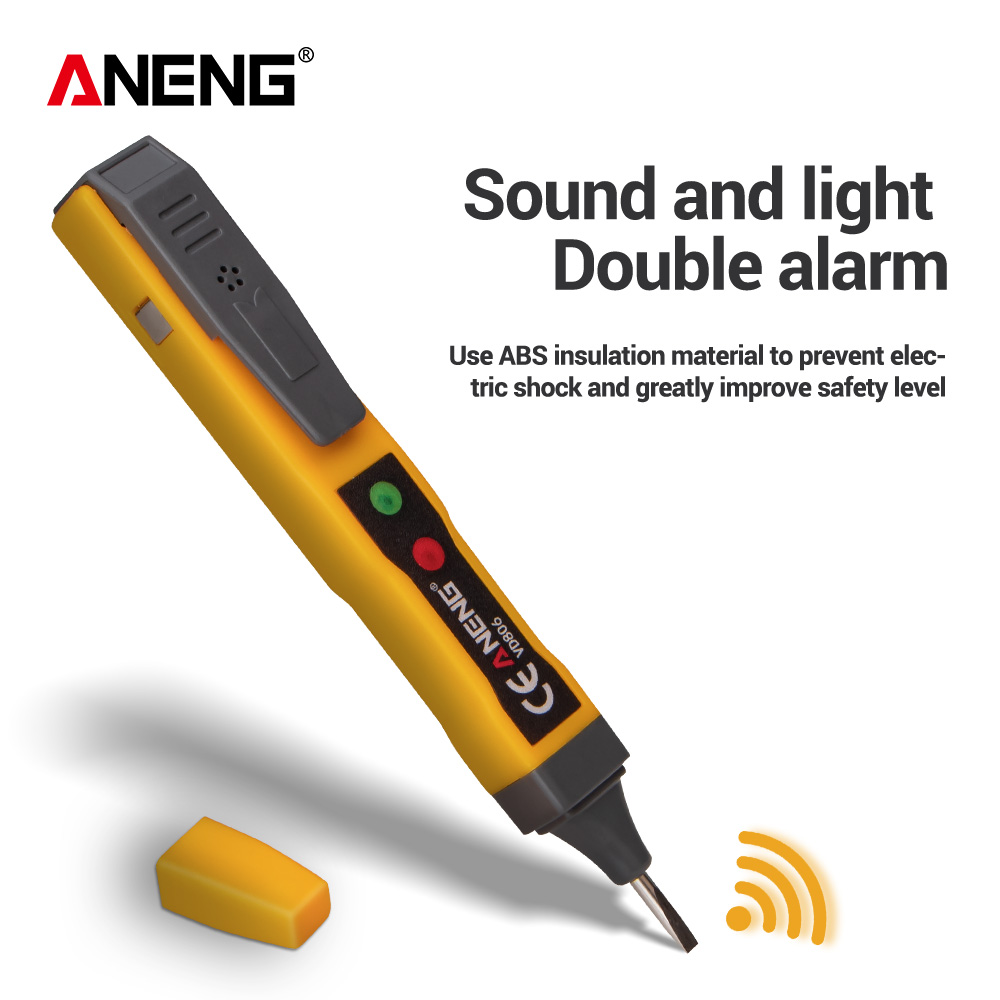 Aneng bút phát hiện liên tục cảm ứng không tiếp xúc vd806 đồng hồ đo điện áp ac/dc, điện nhỏ gọn bút điện áp thử nghiệm bút chì