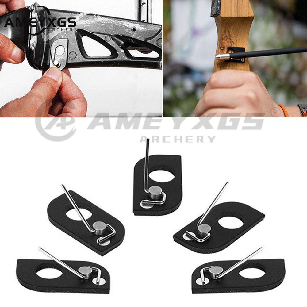 Ameyxgs hợp kim bền từ giá đặt mũi tên Phụ Kiện Dụng cụ cho recurved Bow LH/RH