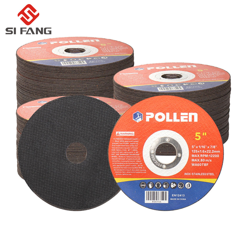 SI FANG Bánh Xe Cắt Mỏng 115Mm 125Mm Bánh Xe Cắt Thép Góc Sắt Đĩa Cắt Kim Loại & Thép Không Gỉ Đa Năng 4.5/5 Inch Đĩa Mài Cho Máy Mài Góc, cắt Và Mài (5-50 Gói)