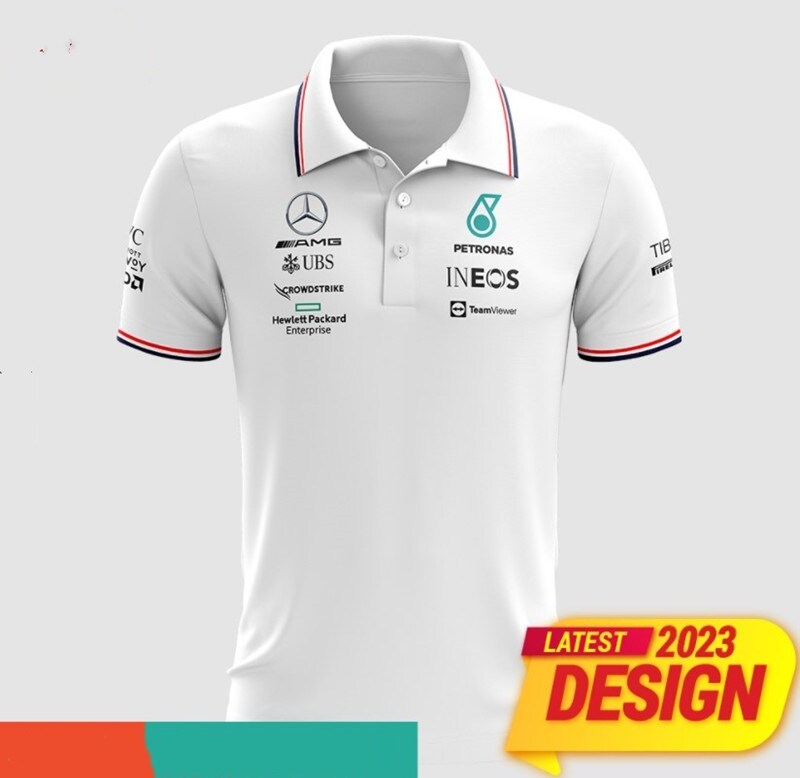 [The New 2023 AMG Racing Horse Oil Formula One POLO Shirt Quick-Drying Of Men's Short Sleeve POLO,New 2023 AMG Motorcycle Jersey,]