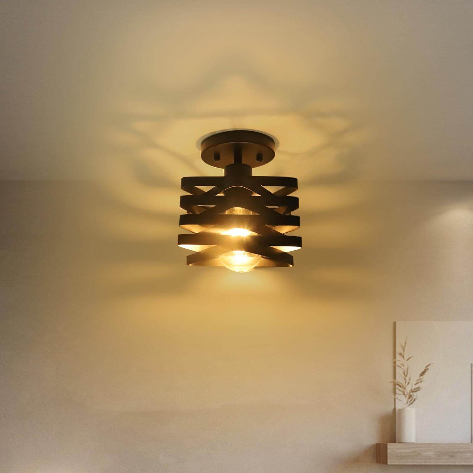 LED Ceiling Lamp Shades Laundry Tea Room Decorative Light Fixture Ornament Kitchen Island Hotel Light Cover Chandelier Lampshade