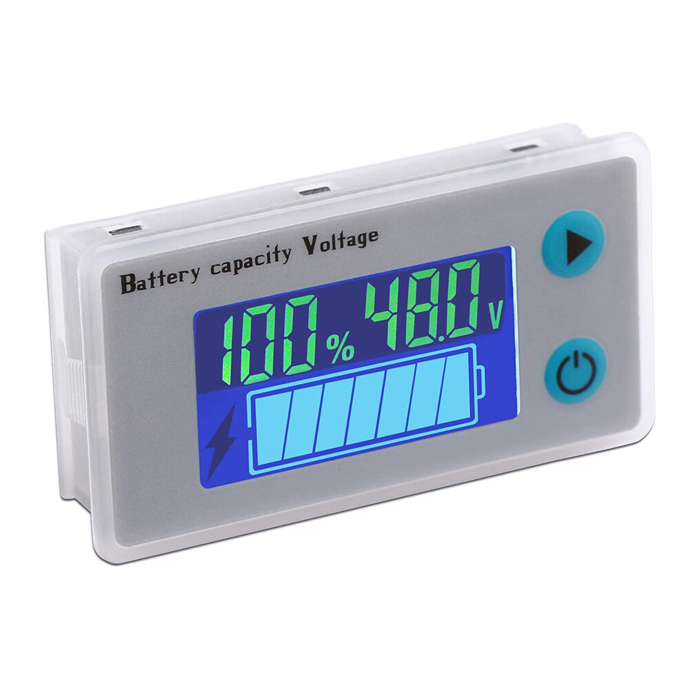 Farfi máy kiểm tra dung lượng pin kỹ thuật số 10-100v máy phân tích đồng hồ đo điện áp