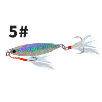 1PCS Fishing Bait 5 colors Slow Jig Fishing Lure 8/10/15/20g Metal Jig Lure 3D Eyes Buzz Lure Sinking Minnow For Fishing Micro Spoon Lure
