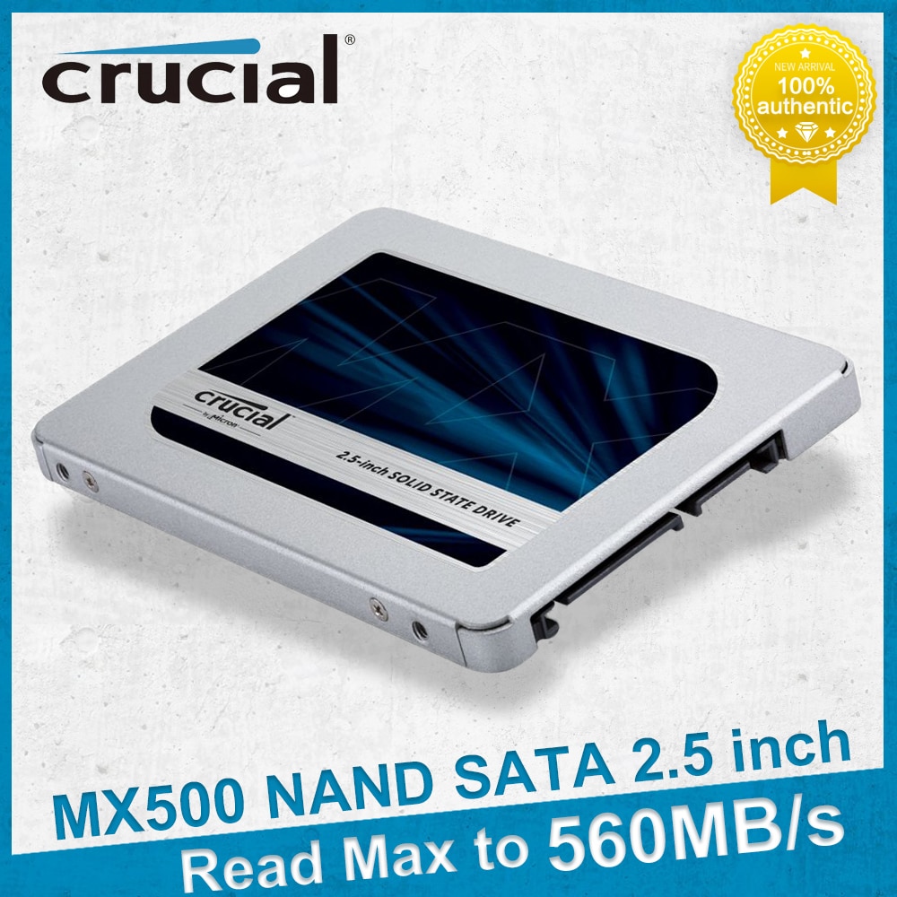 Crucial Mx500 2.5 Inch 7Mm Ssd 5 Years Warranty - 500Gb/1Tb/2Tb