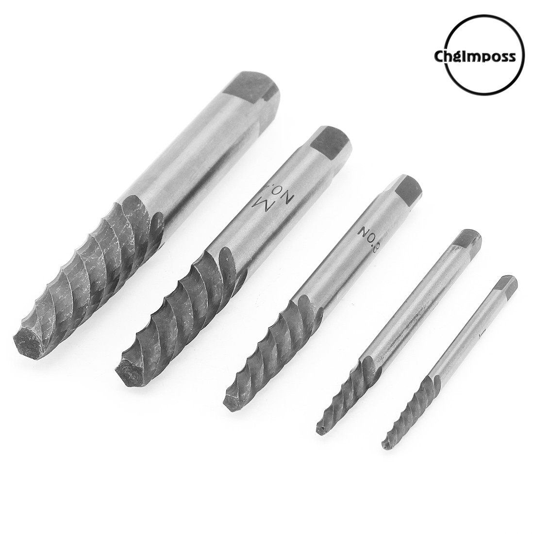 Chgimposs 5 cái dụng cụ nhổ vít bu lông vít bị hỏng dụng cụ tháo ống hư hỏng