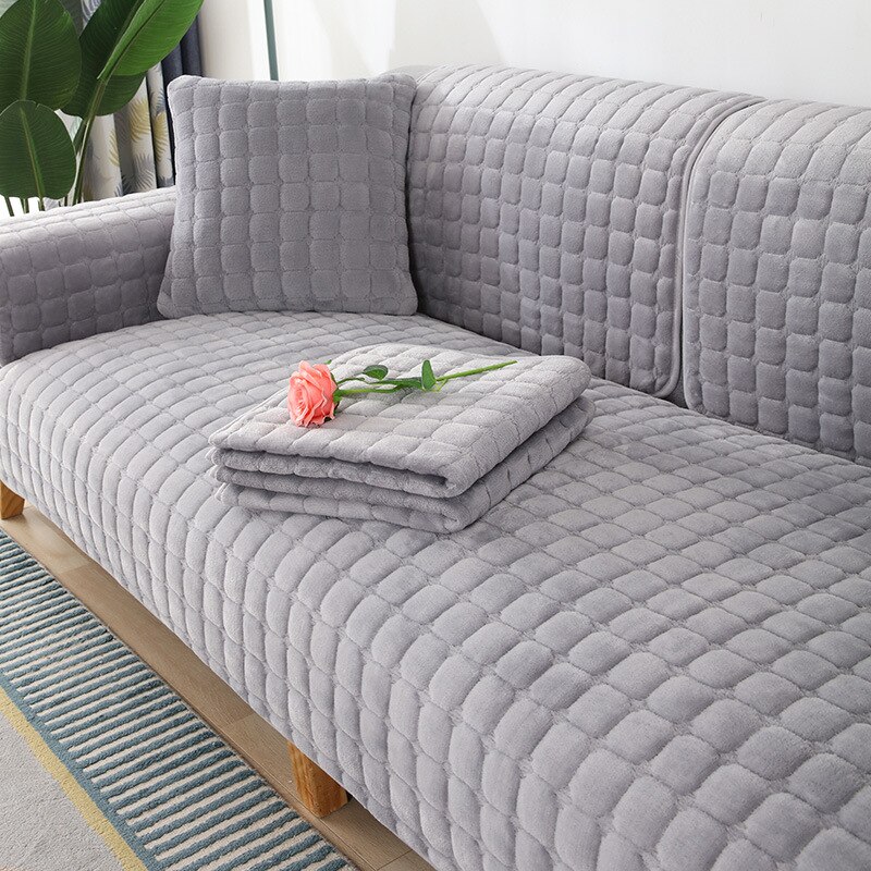 Thân thiện với da bọc ghế sofa 1/2/3/4/chỗ ngồi & L Hình dạng cắt bọc ghế tay vịn tựa lưng Bìa Bọc ghế sofa vải to sợi kết hợp chống trượt bọc ghế sofa rửa Bọc ghế sofa bằng vải bông Bọc ghế sofa