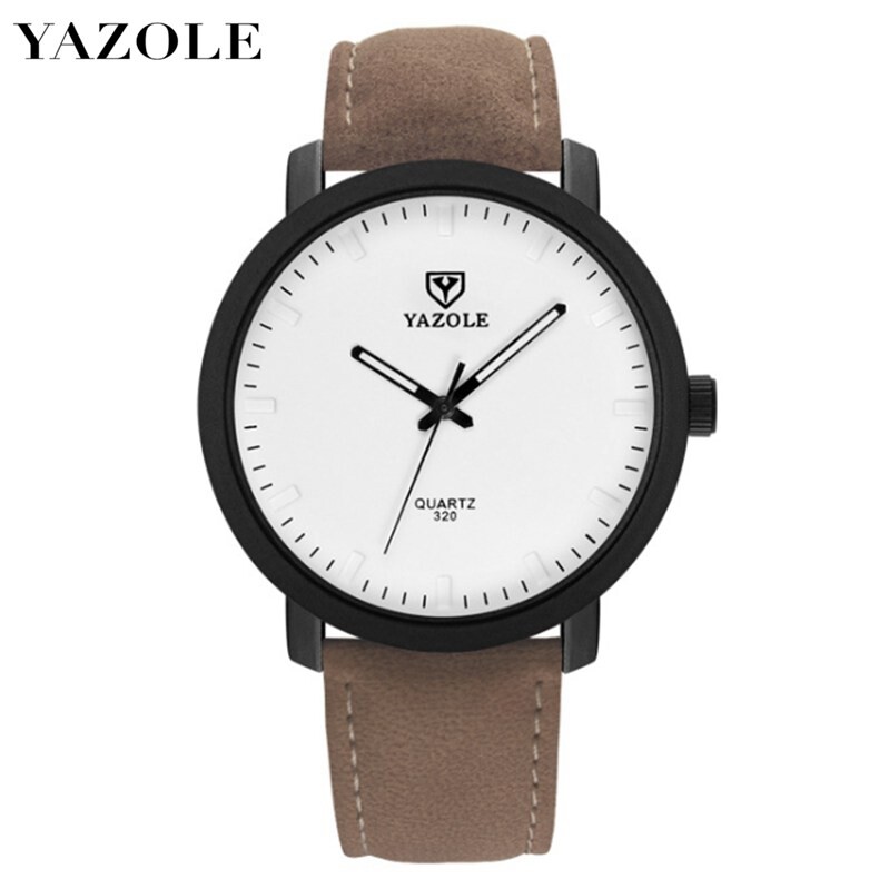 Đồng Hồ Thương Hiệu Xa Xỉ Hàng Đầu YAZOLE 320, Dành Cho Nam Giới, Đồng Hồ Thạch Anh Nam Thể Thao Thời Trang Xu Hướng Đồng Hồ Đeo Tay Quà Tặng Cho Nam Mứt Tangan Lelaki