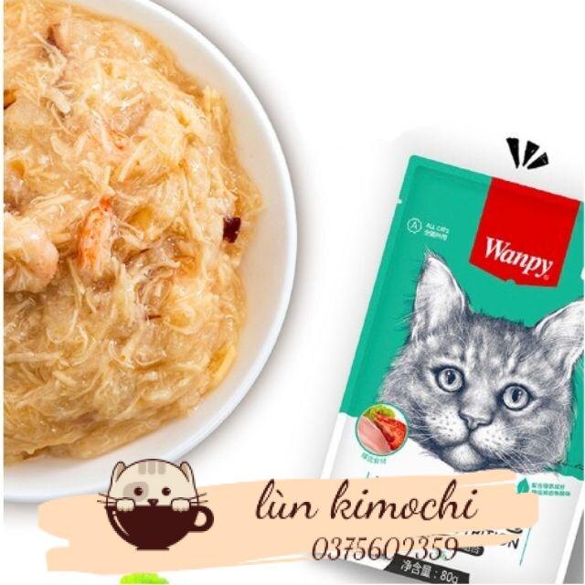 Pate wanpy, thức ăn ướt cho mèo