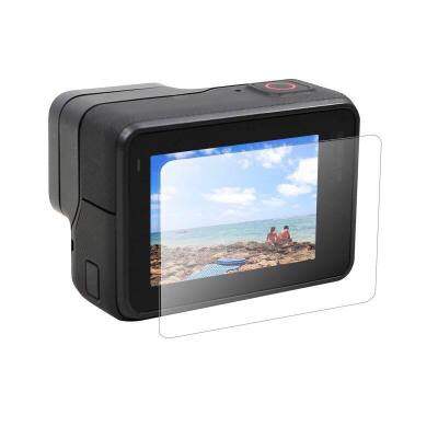 กระจกเทมเปอร์หน้าจอ LCD เลนส์ป้องกันสำหรับ Go Pro Gopro Hero 5 6 7 Hero5 Hero 6 Hero7 Protector ฟิล์มเลนส์กล้องถ่ายรูปฝาครอบ
